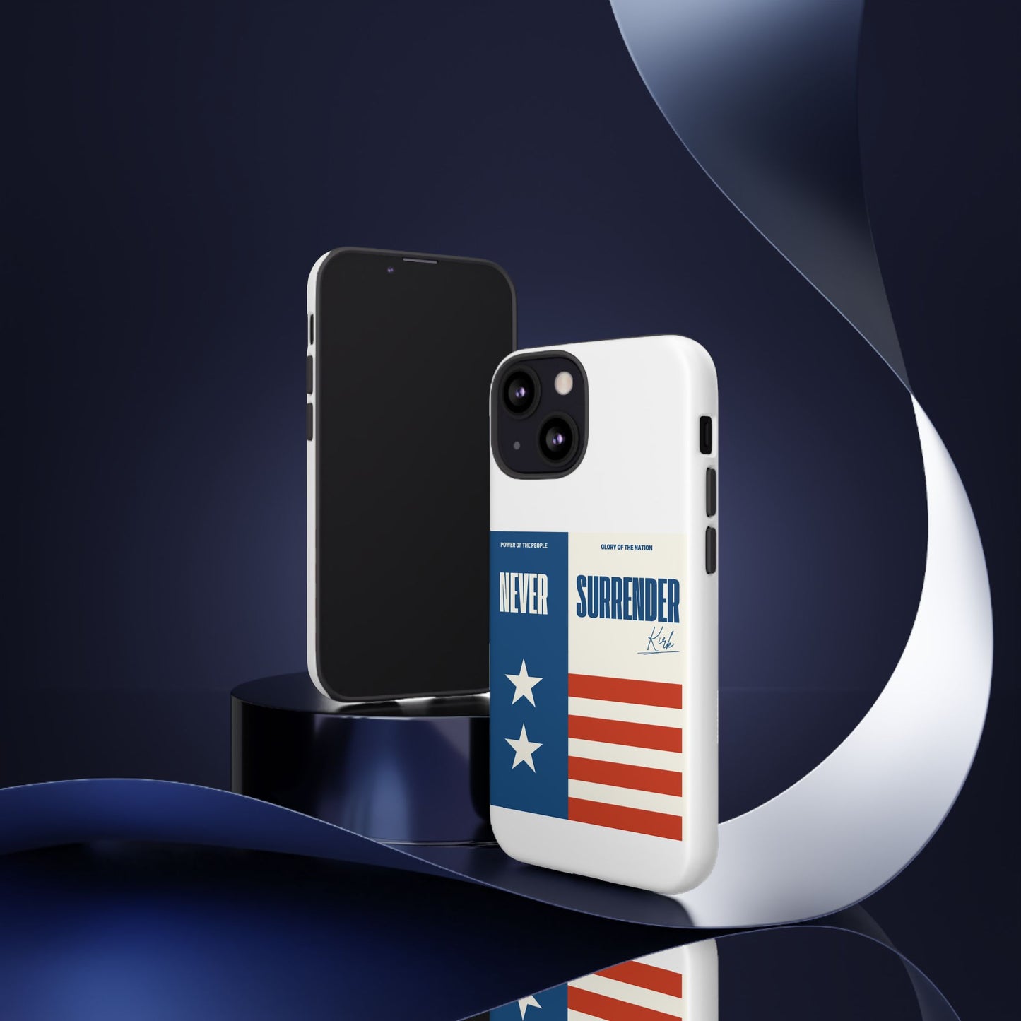 Never Surrender Case White