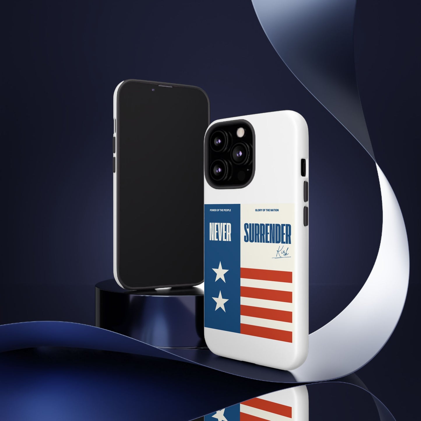 Never Surrender Case White