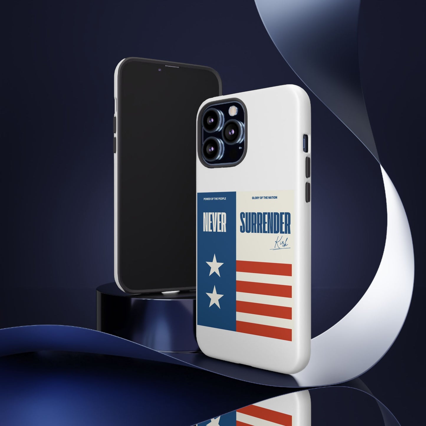 Never Surrender Case White