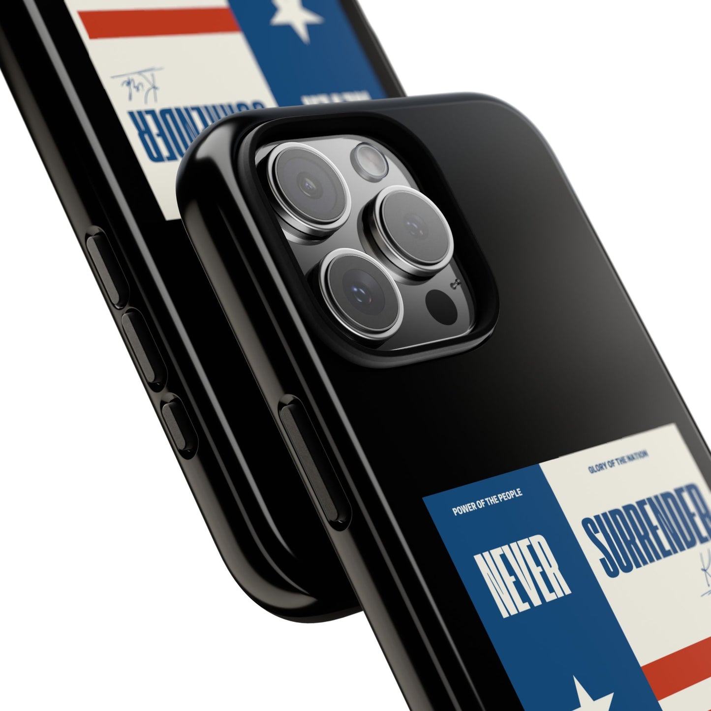 Never Surrender Case Black