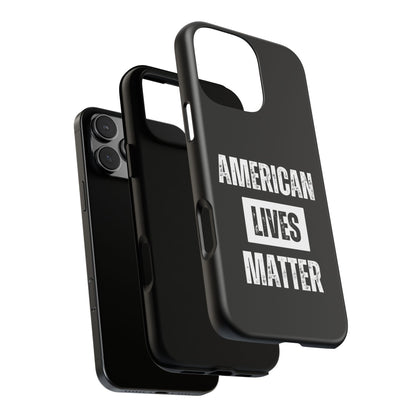 American Lives Matter Case Black