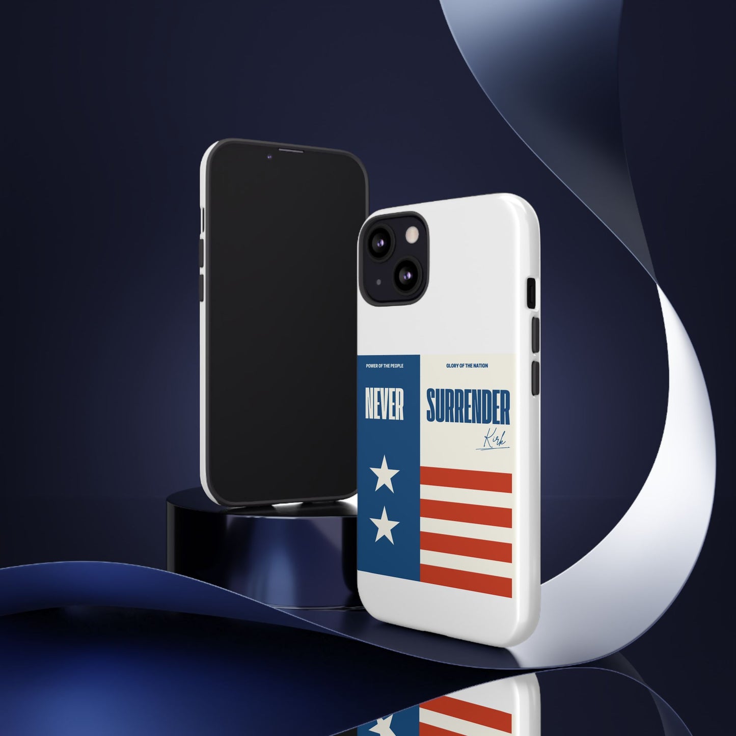 Never Surrender Case White