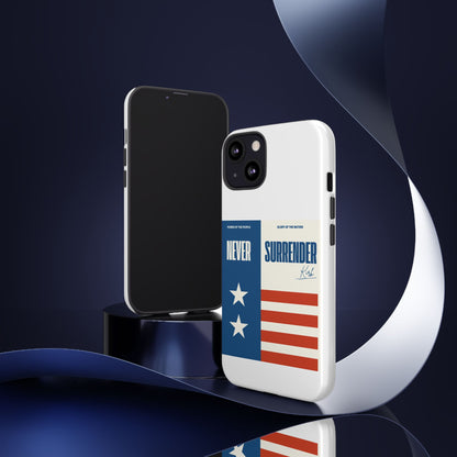 Never Surrender Case White