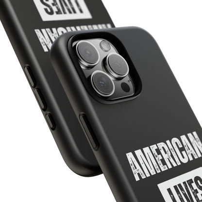 American Lives Matter Case Black