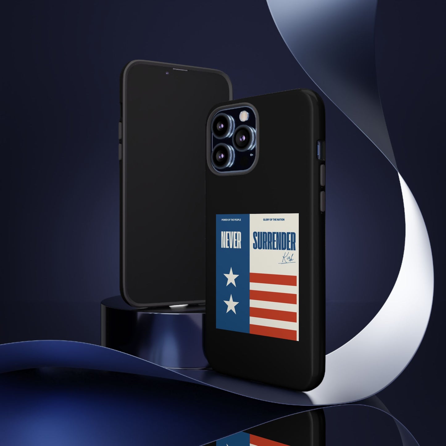 Never Surrender Case Black