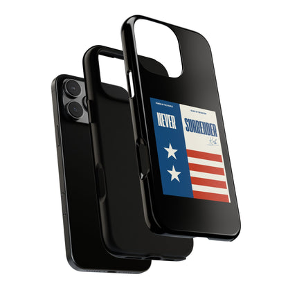 Never Surrender Case Black