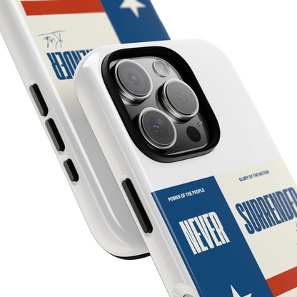 Never Surrender Case White