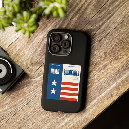 Never Surrender Case Black