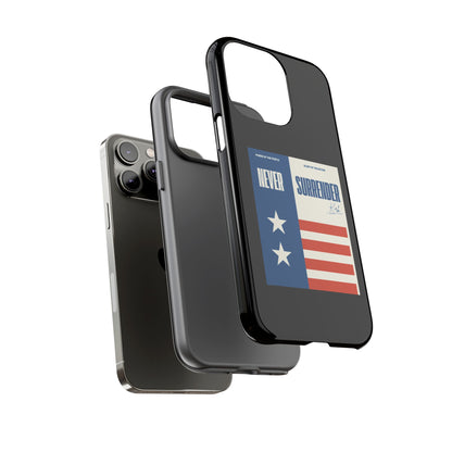 Never Surrender Case Black