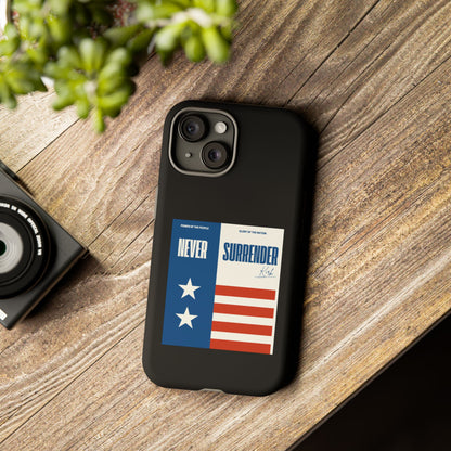 Never Surrender Case Black