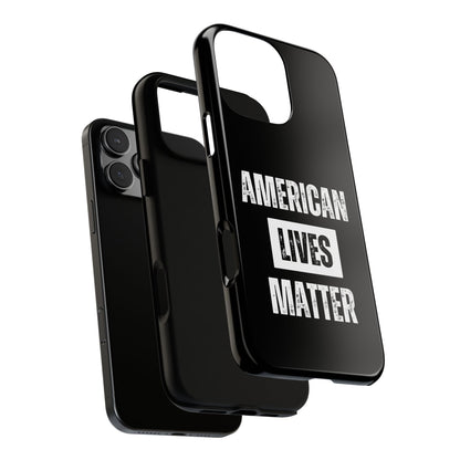 American Lives Matter Case Black