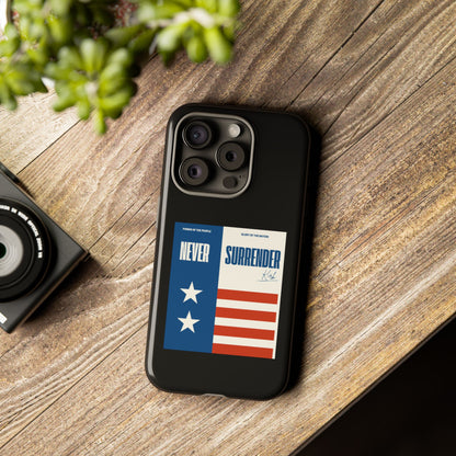 Never Surrender Case Black