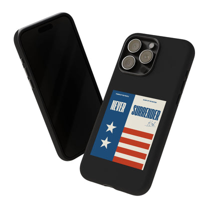 Never Surrender Case Black