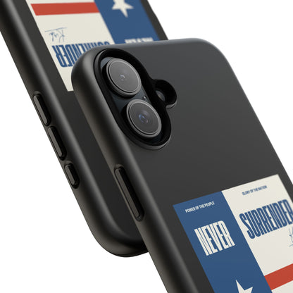 Never Surrender Case Black