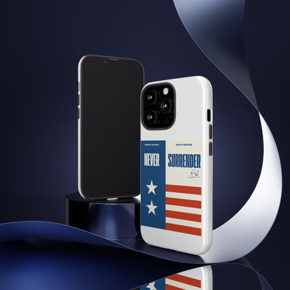Never Surrender Case White
