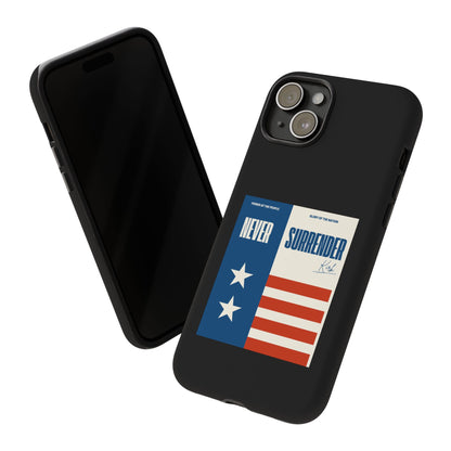Never Surrender Case Black