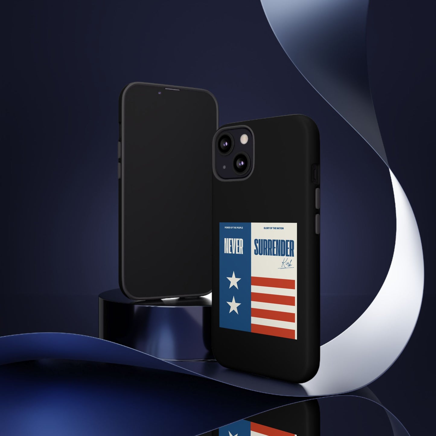 Never Surrender Case Black