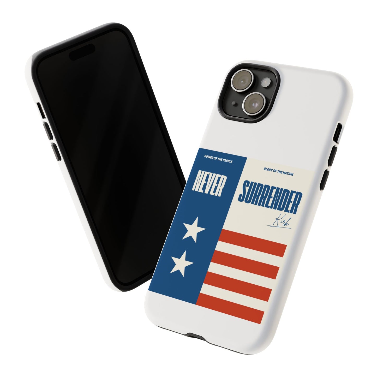 Never Surrender Case White