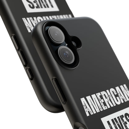 American Lives Matter Case Black