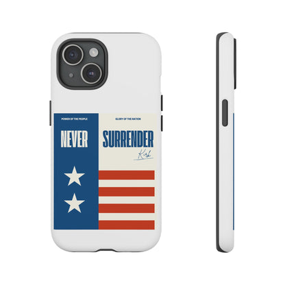 Never Surrender Case White