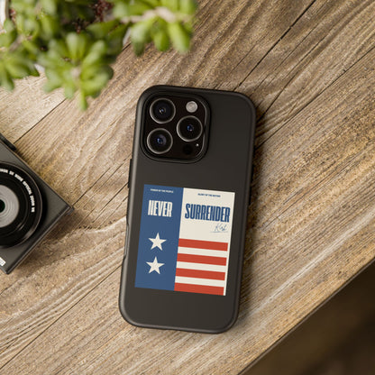 Never Surrender Case Black